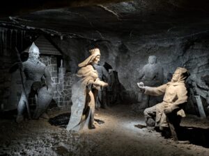 Pasadizo subterráneo en la Mina de Sal de Wieliczka